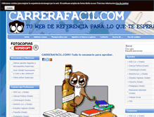 Tablet Screenshot of carrerafacil.com